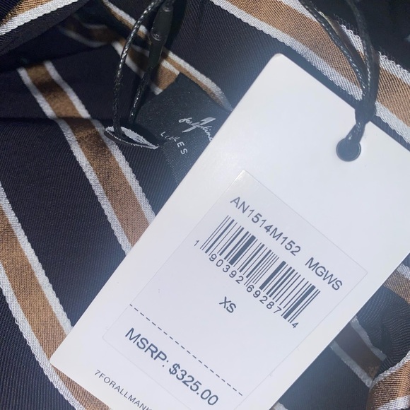 7 FOR ALL MAN KIND XS Shirtdress NWT! - Picture 5 of 5